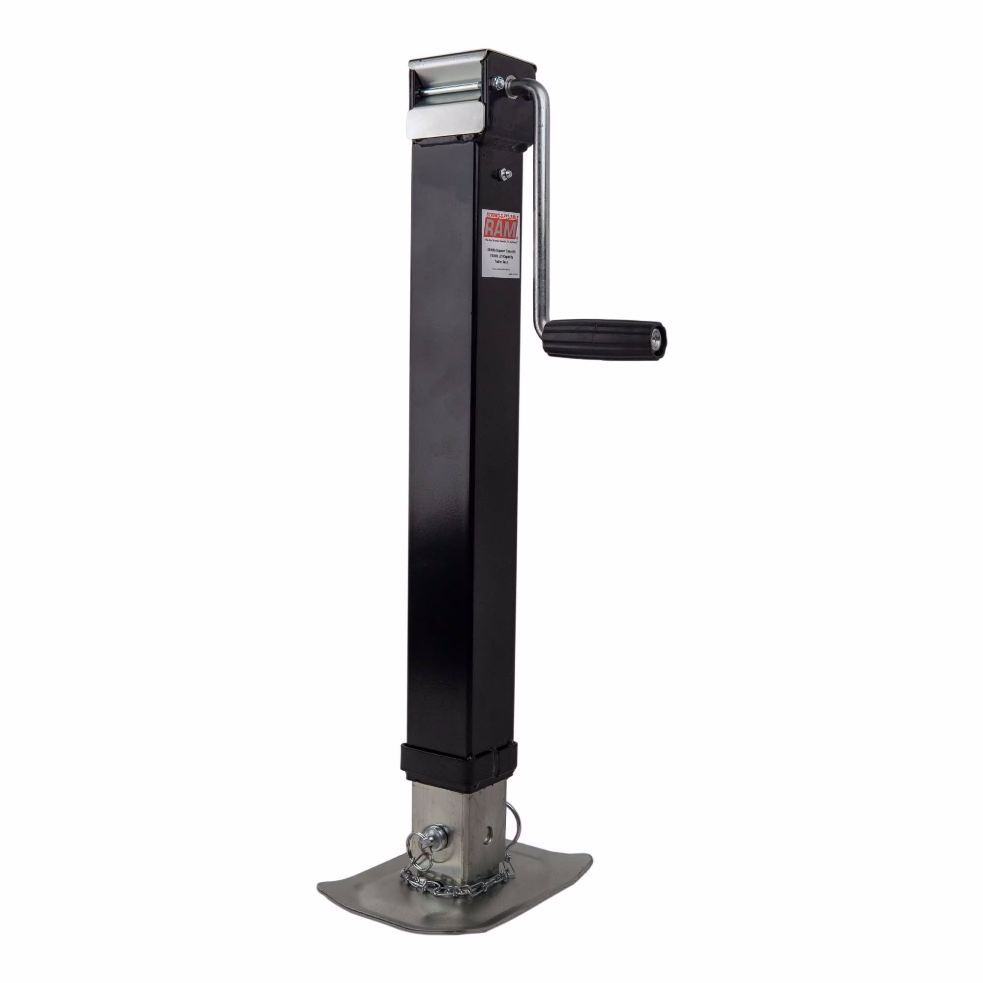 The Trailer Parts Outlet - RAM Drop Leg 8k 7k Trailer Jack - 8000 7000 lb Side Wind