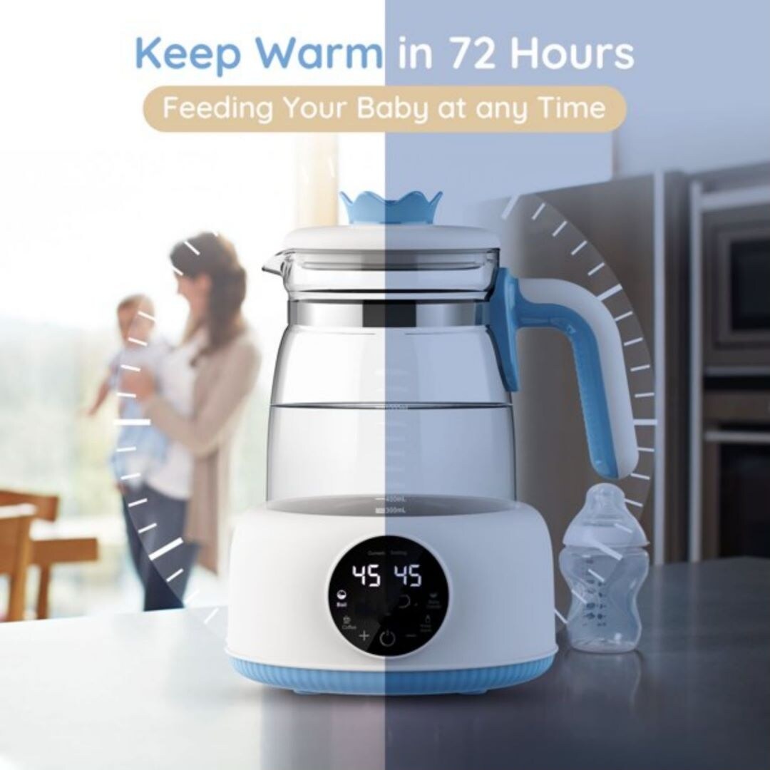 Baby Water Kettle Temperature Control,  White