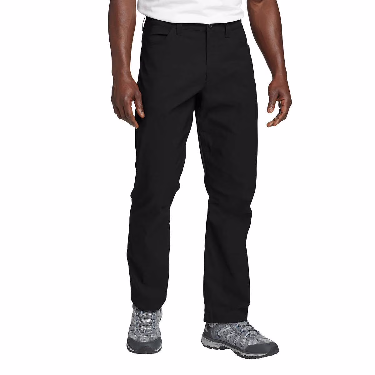Eddie Bauer Men's Water-Repellent UPF 50+ Stretch Tech Pant 32x34 Black)