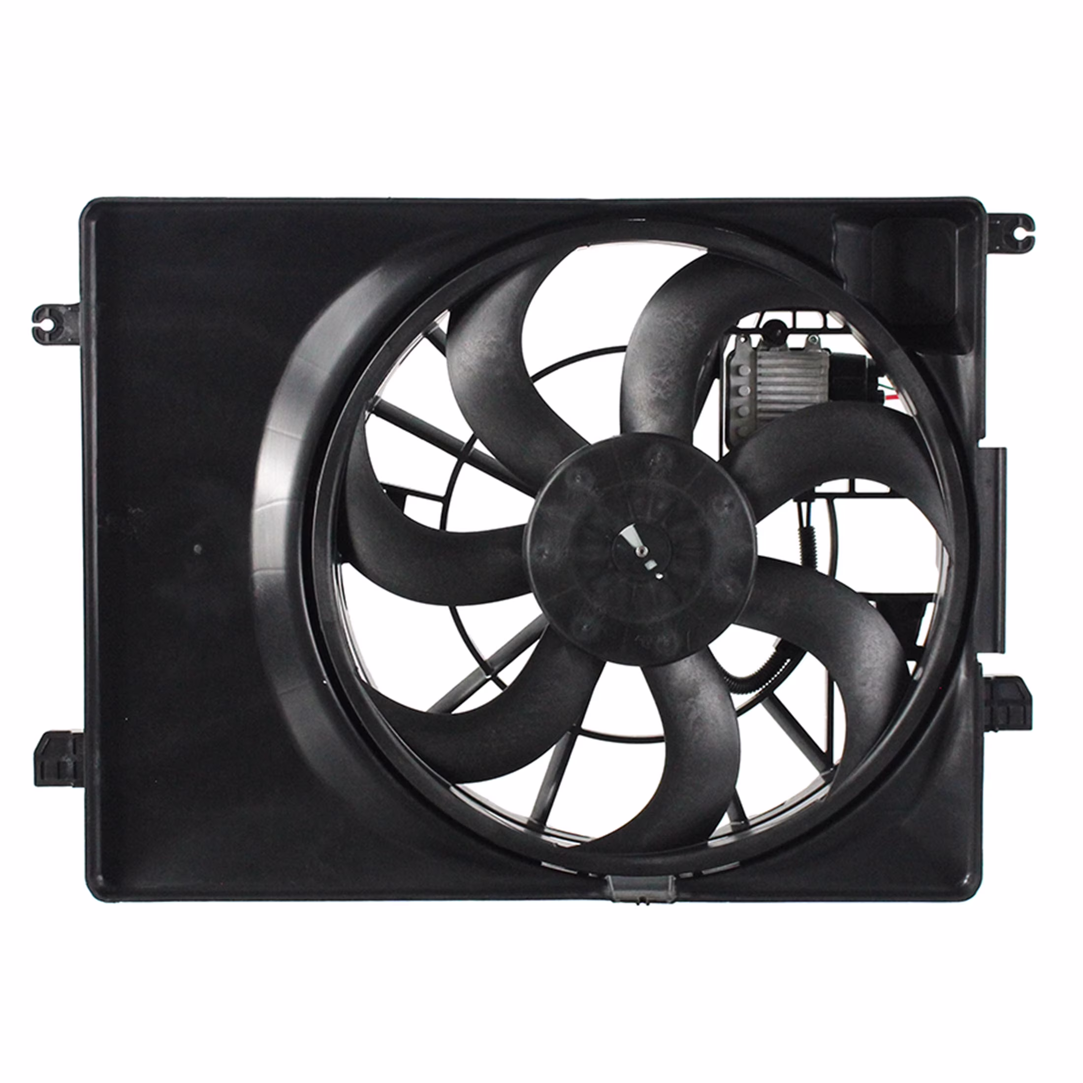 Agility Auto Parts 6010476 Dual Radiator and Condenser Fan Assembly for Hyundai, Kia Specific Models