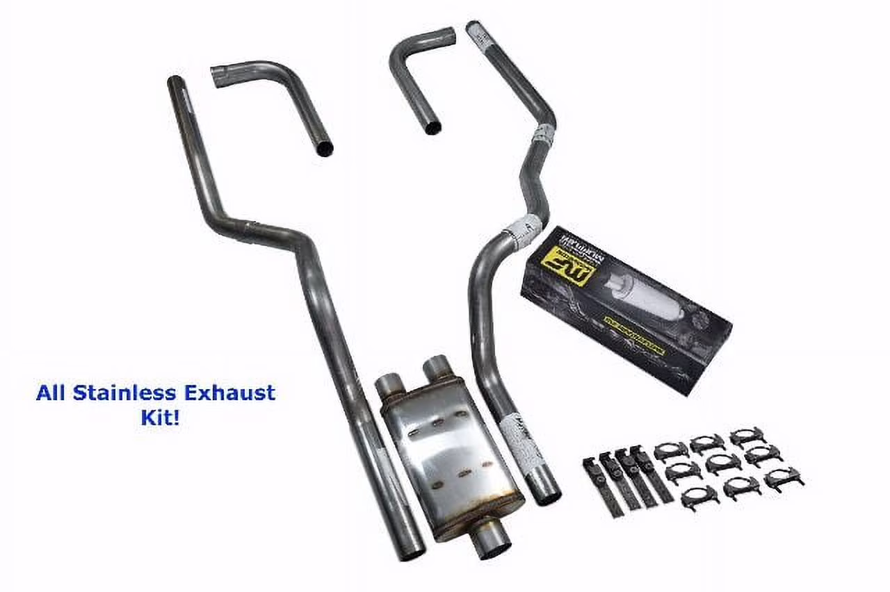 All-Stainless Dual Exhaust Kit Chevy GMC 1500 96-99 MagnaFlow XL Side Exit