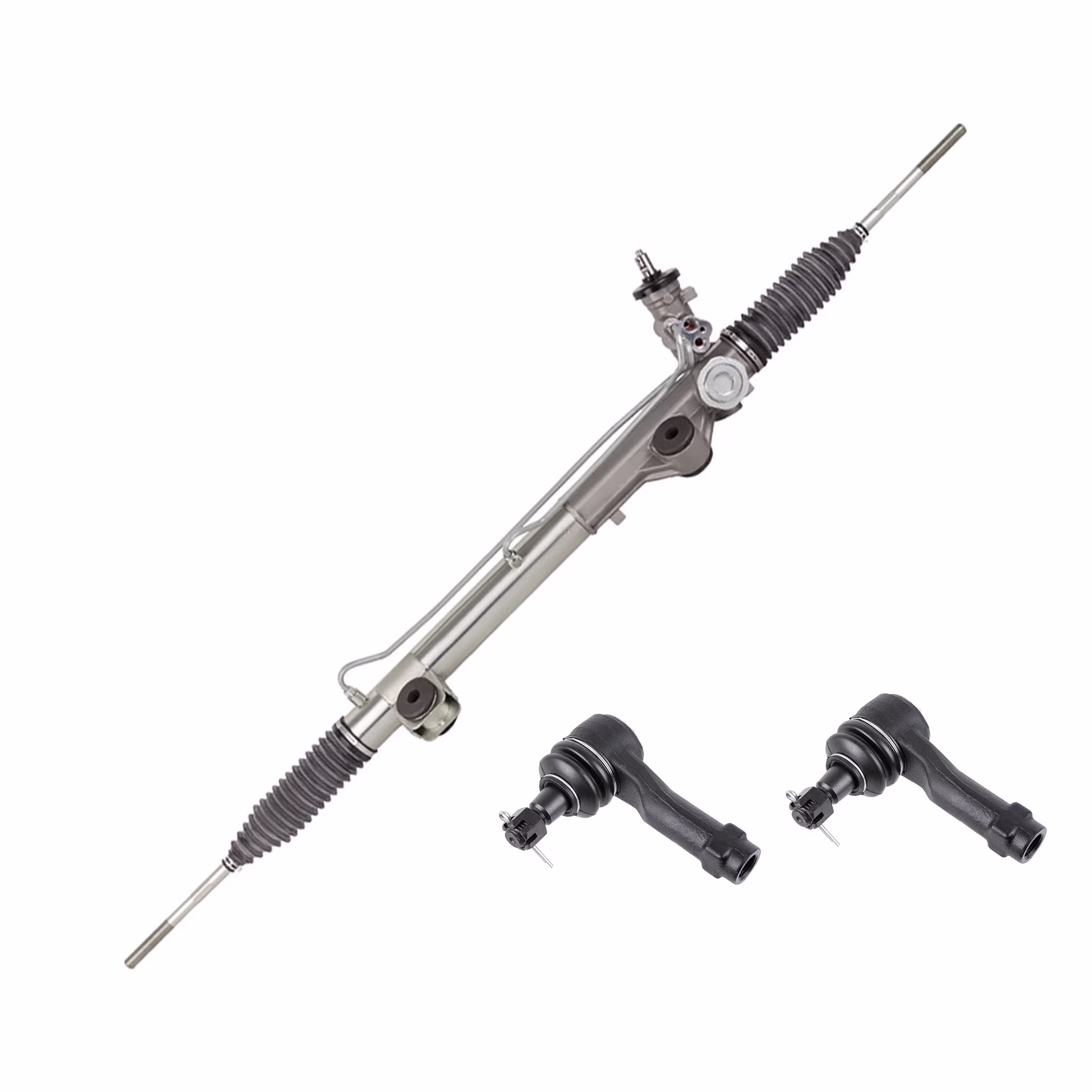 For Ford F150 F-150 Lincoln Mark LT 4WD Power Steering Rack and Tie Rod Kit - Buyautoparts