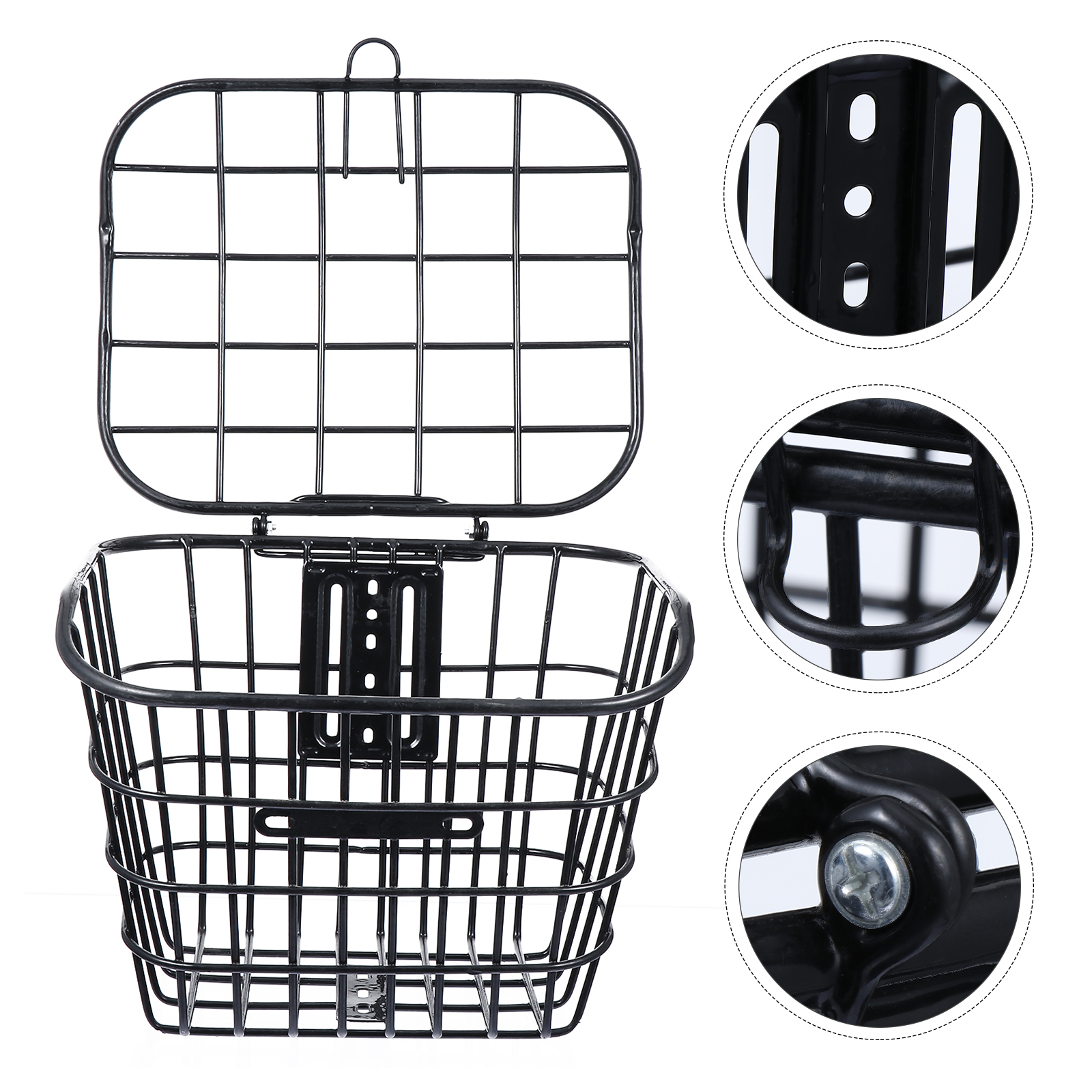 1pc Electric Bike Basket Thicken Bike Storage Holder Riding Storage Gadget