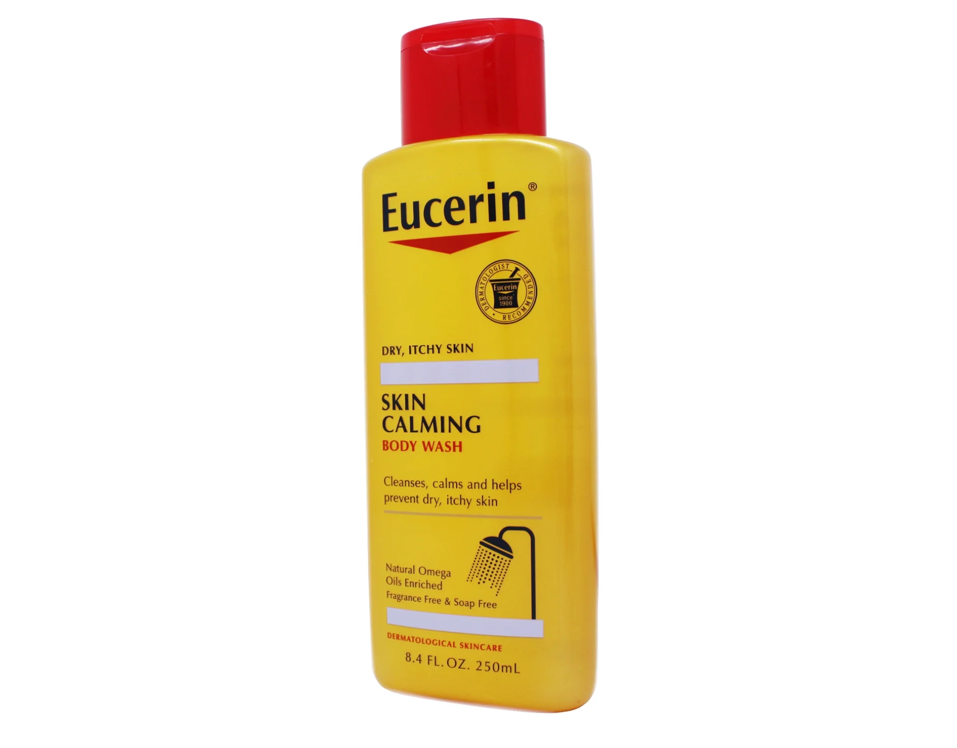2 Pack - Eucerin Skin Calming Dry Skin Body Wash 8.4 fl oz (250 mL) Each