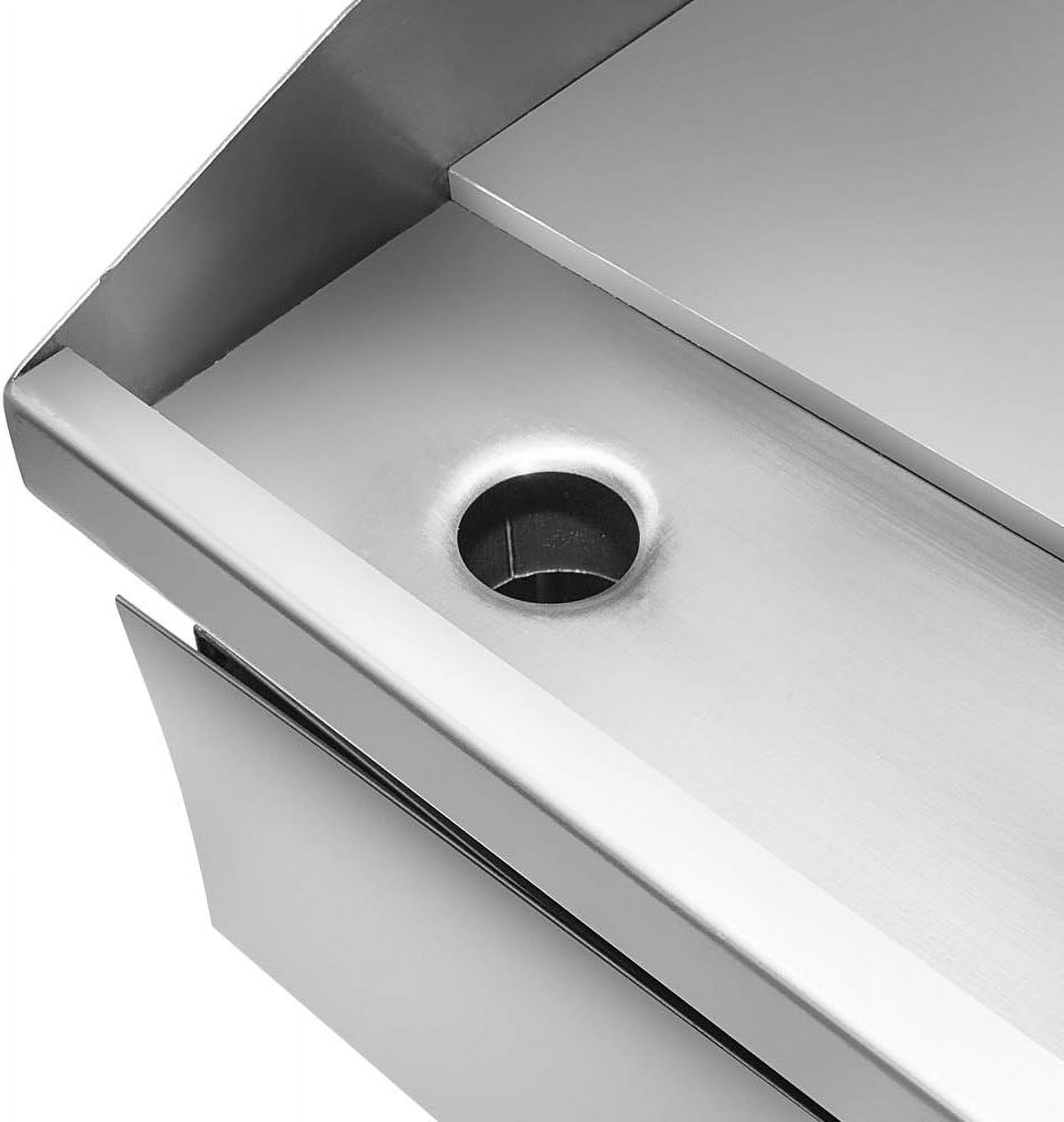 Flat Top Griddle | Teppanyaki Grill With Single Thermostat | Griddle | 21.50’ X 16.00’ | 110V
