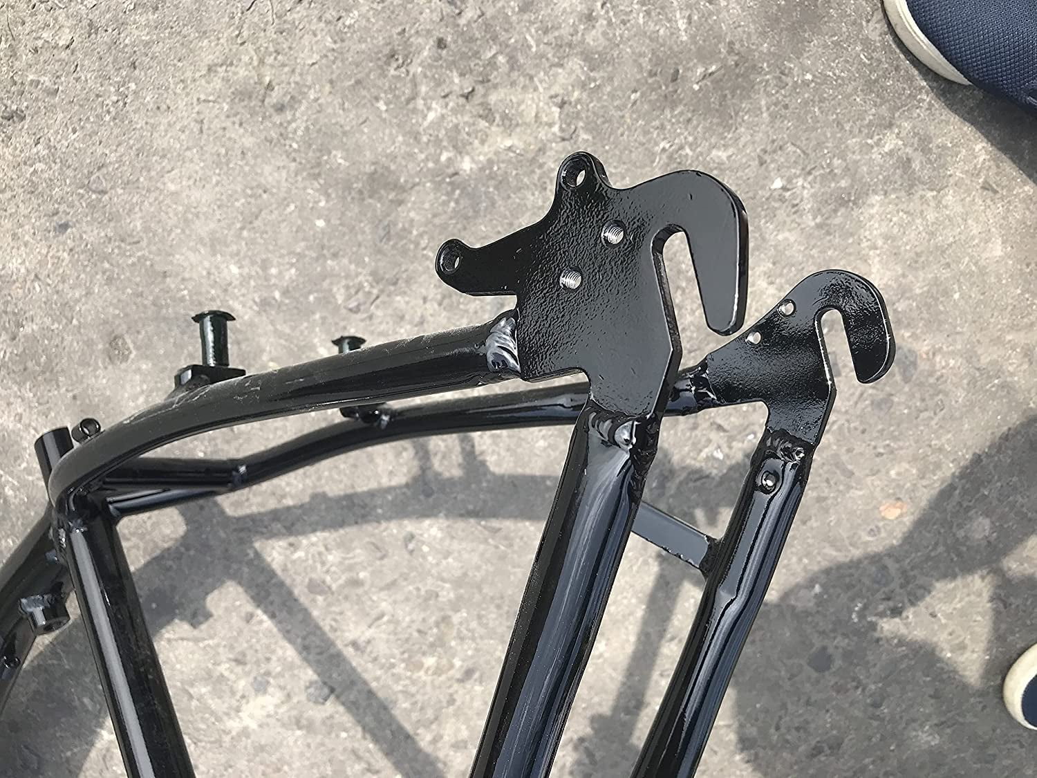 CDHPOWER Bicycle Gas Frame with Gas Tank Built in, 2.4L Frame -Gas Motorized Bicycle 66cc/80cc/100cc(Black)