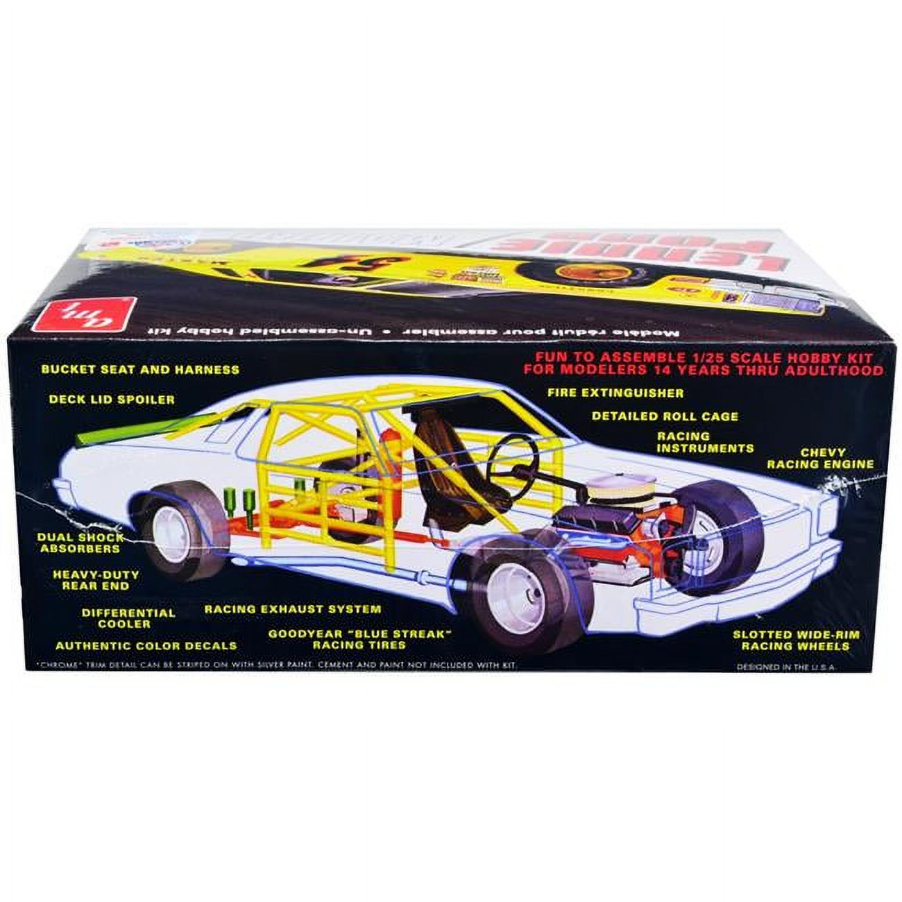 AMT Model Kit Skill 2 Lennie Pond 1974 Chevy Malibu Stock Car