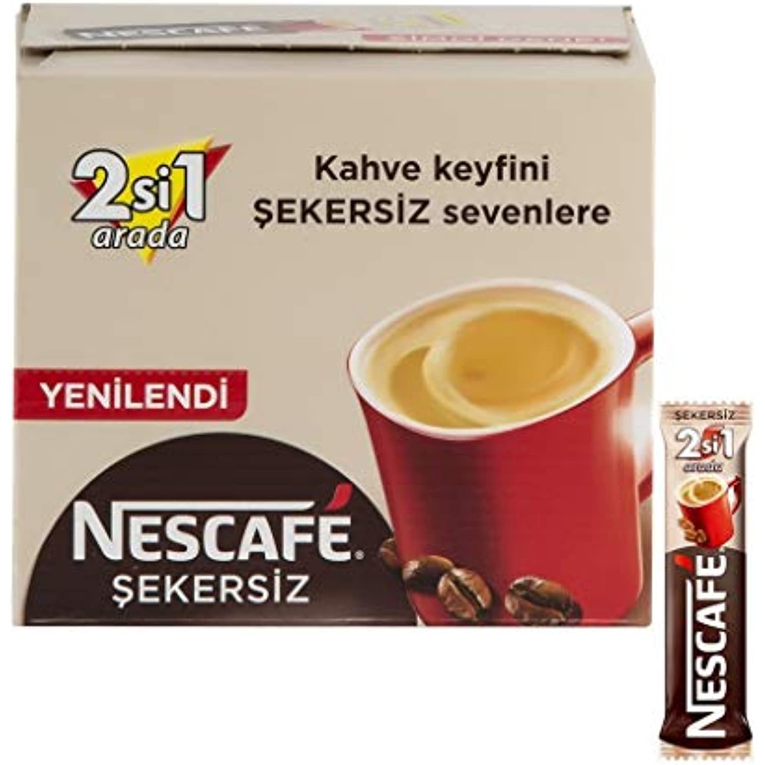 Nescafe 2 In 1 Unsweetened 48 Sticks