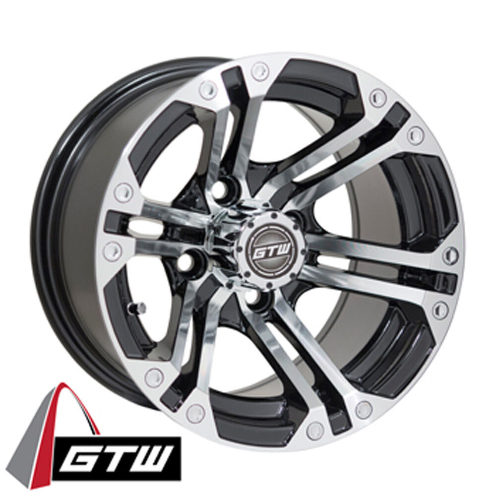 GTW Specter 12x7 Machined and Black Wheel