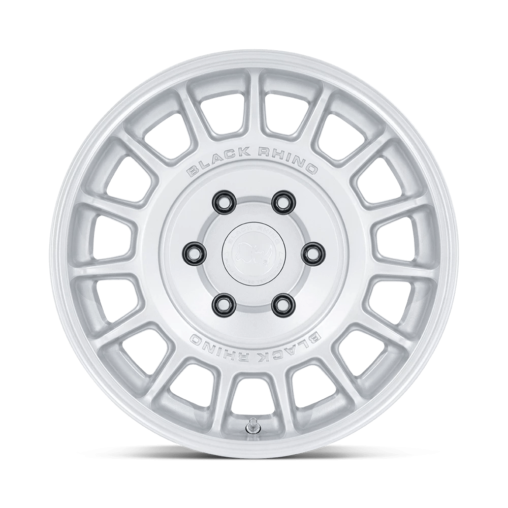 17x8.5 Black Rhino BR015 Voll Hyper Silver Wheel 5x130 (25mm)