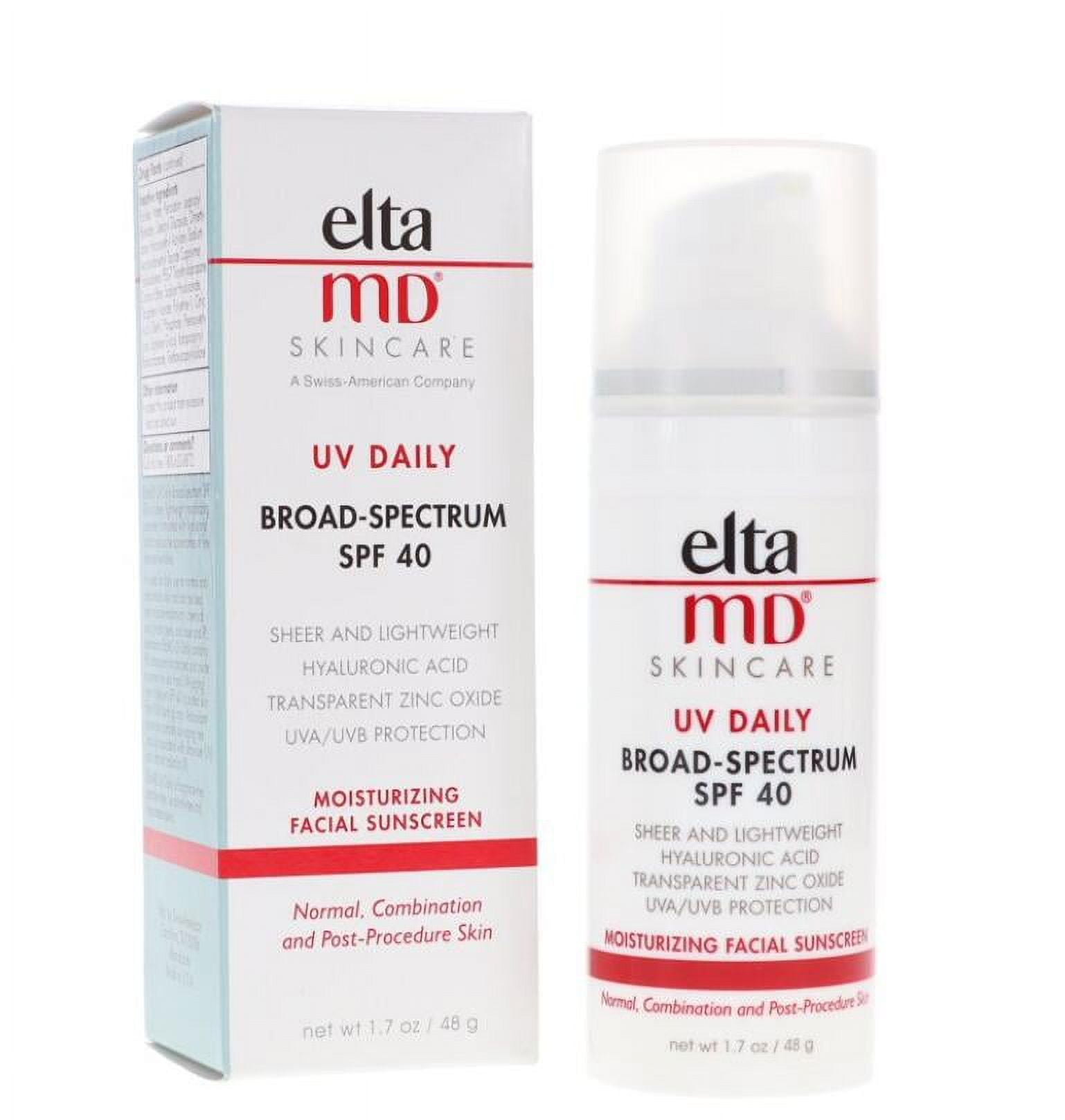 EltaM_D Daily SPF 40 Broad Spectrum Moisturizing Facial Sunscreen 1.7 oz