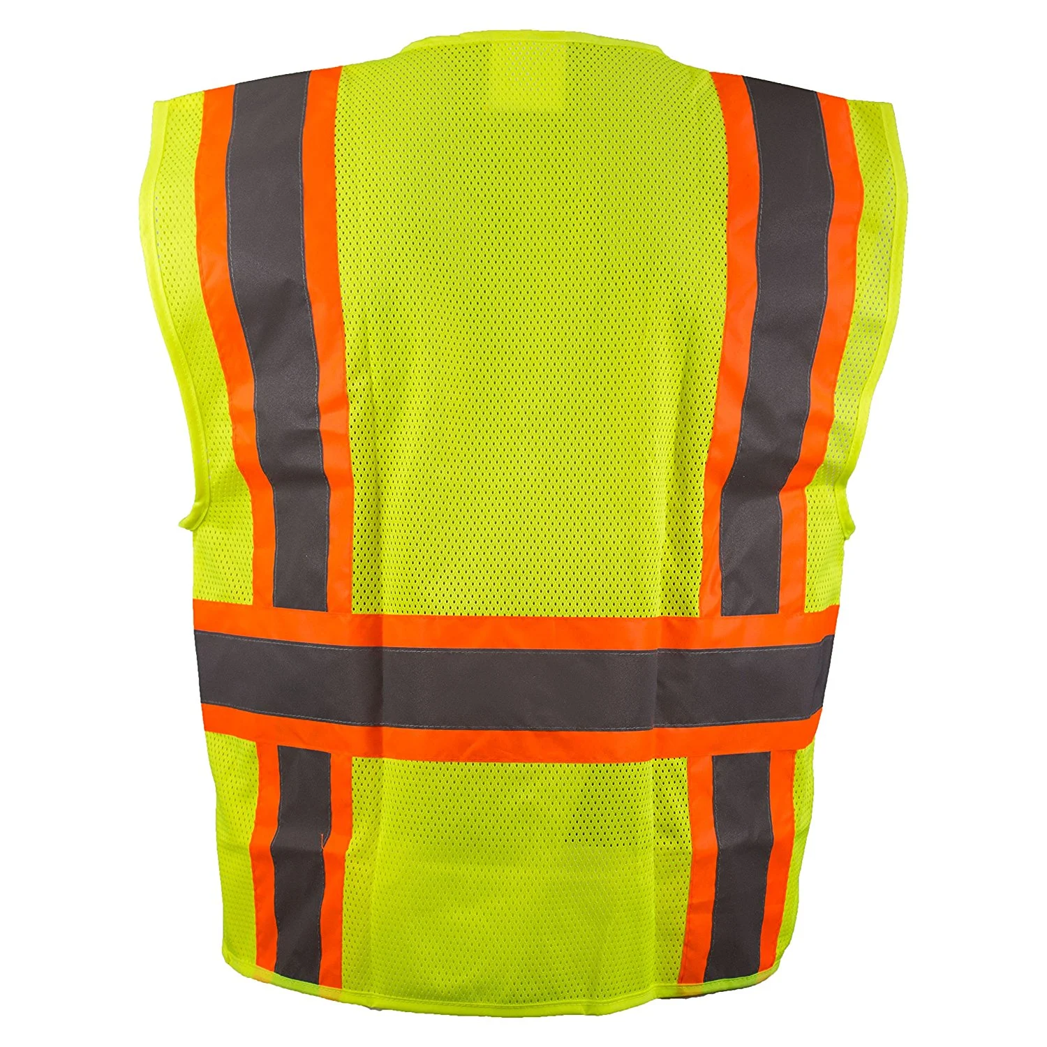 RK Safety Two Tone High Visibility Safety Vest- ANSI Class 2 - Neon Yellow / Extra Large