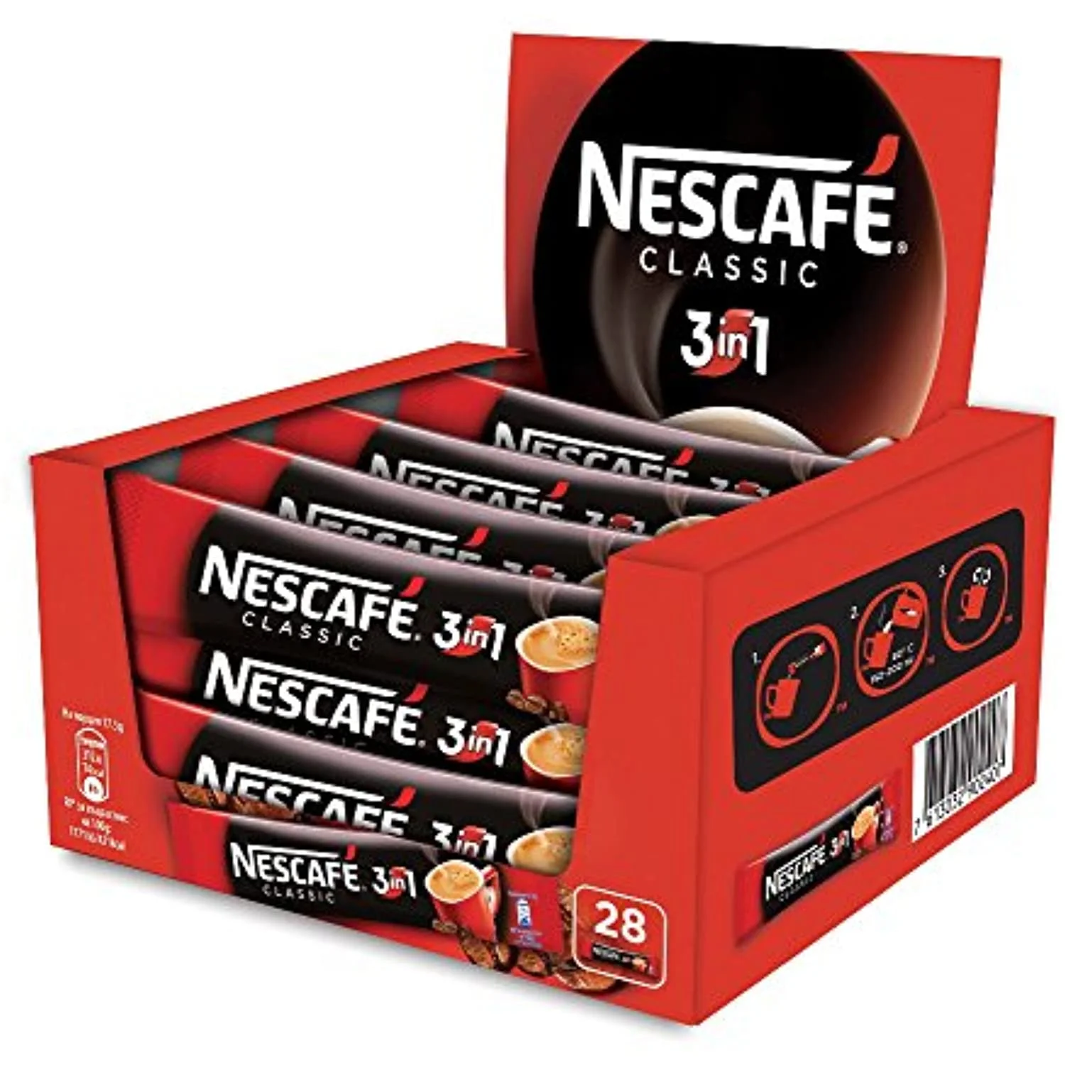 Nescafe 3In1 Classic 28X18g Box European Import!