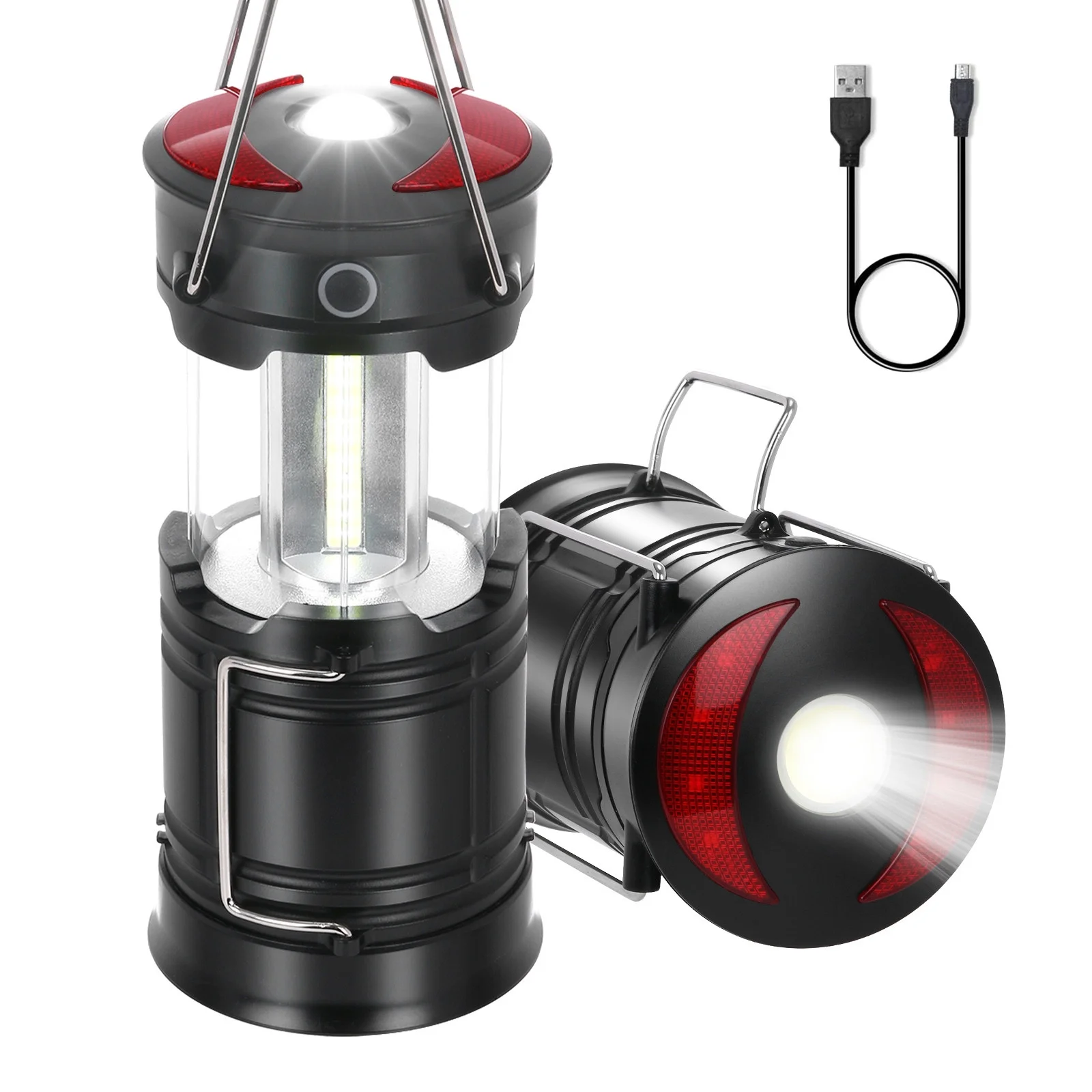 LED Camping Light Collapsible Lamp Ultra Bright Tough Portable Outdoor COB