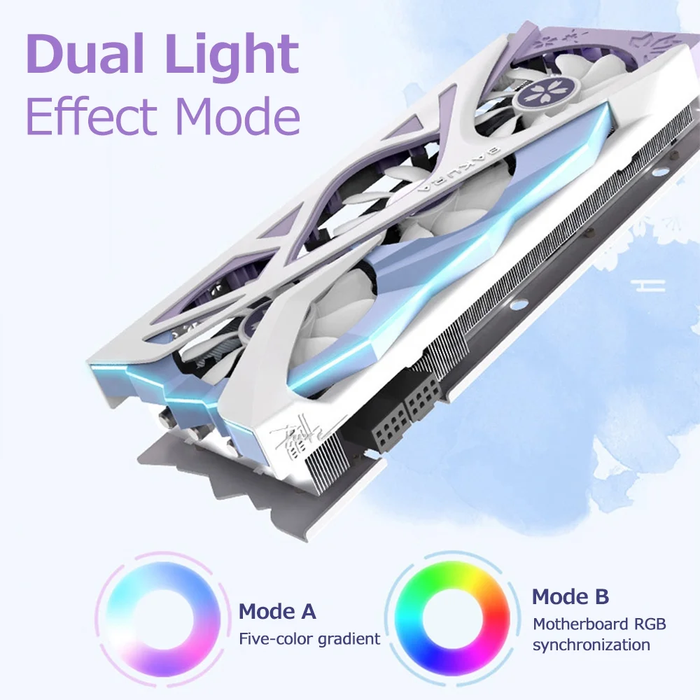 YESTON Graphics Card,YA Dual Mode D6 YA Dual Mode 3*DP+ Output Dual Mode 3*DP+ mewmewcat HUIOP dsfen