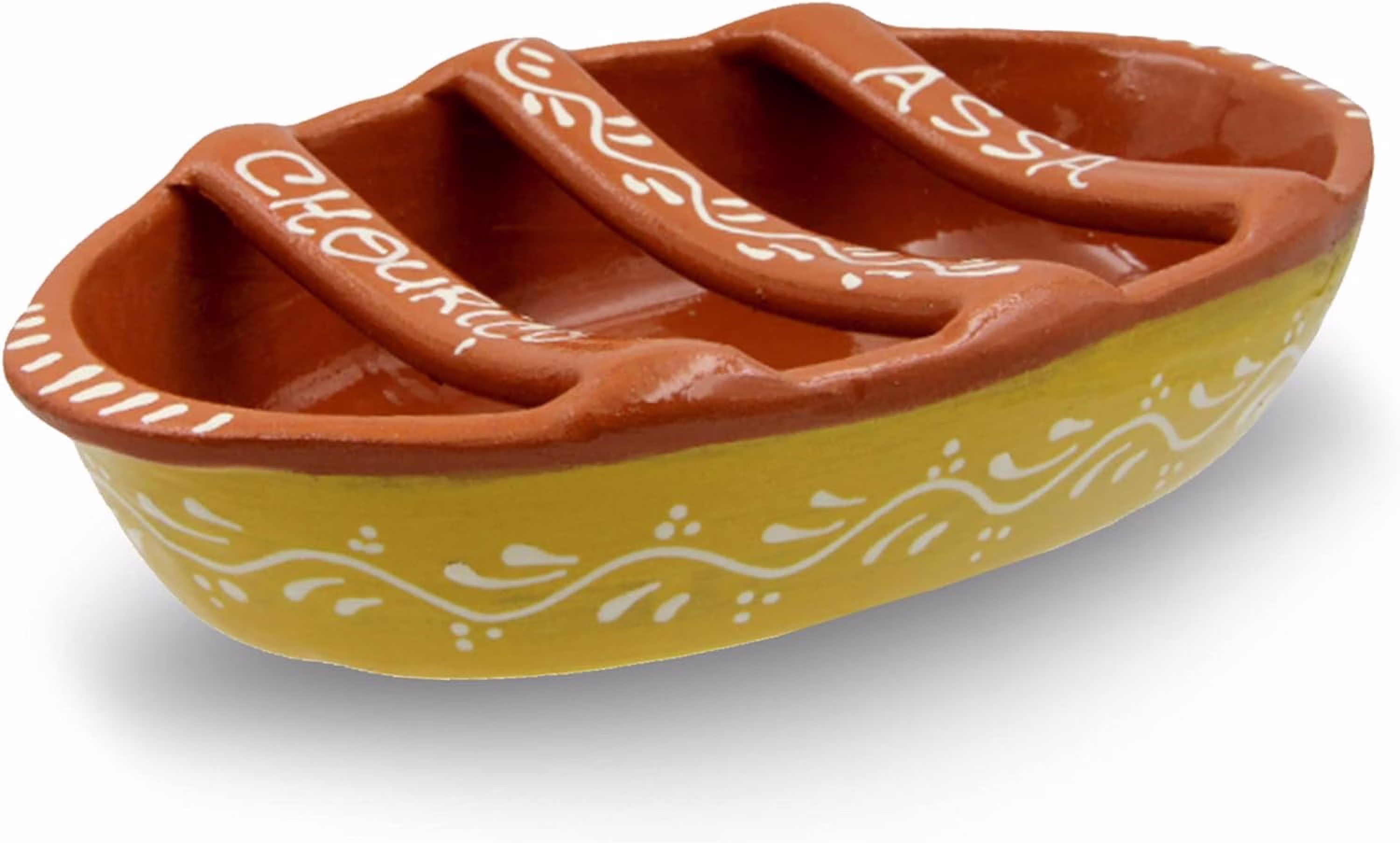 Terracotta Sausage Roaster Made In Portugal (Yellow)