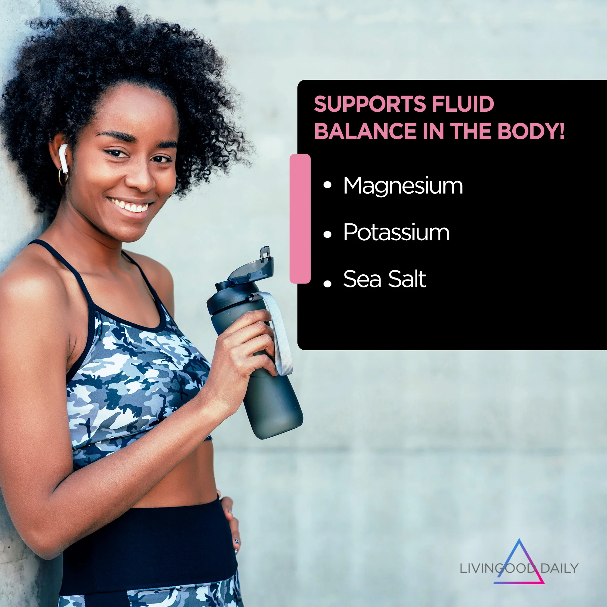 Livingood Daily Electrolyte Powder, Strawberry Lemonade - Sugar-Free Hydration Drink Mix