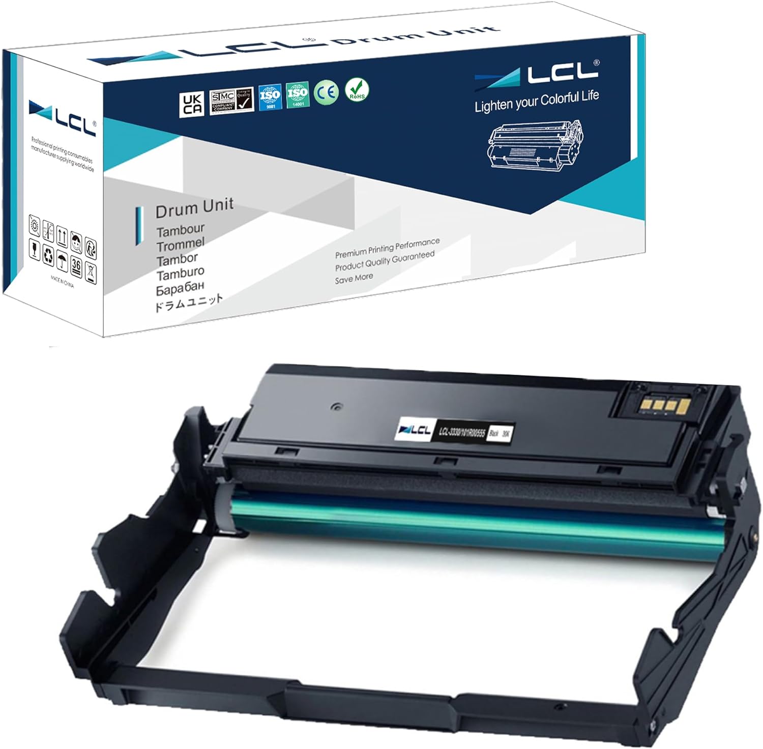 LCL Compatible Drum Unit Replacement for Xerox Phaser 3330 WorkCentre 3335 3345 101R00555 3345VDNi Phaser 3330DNi
