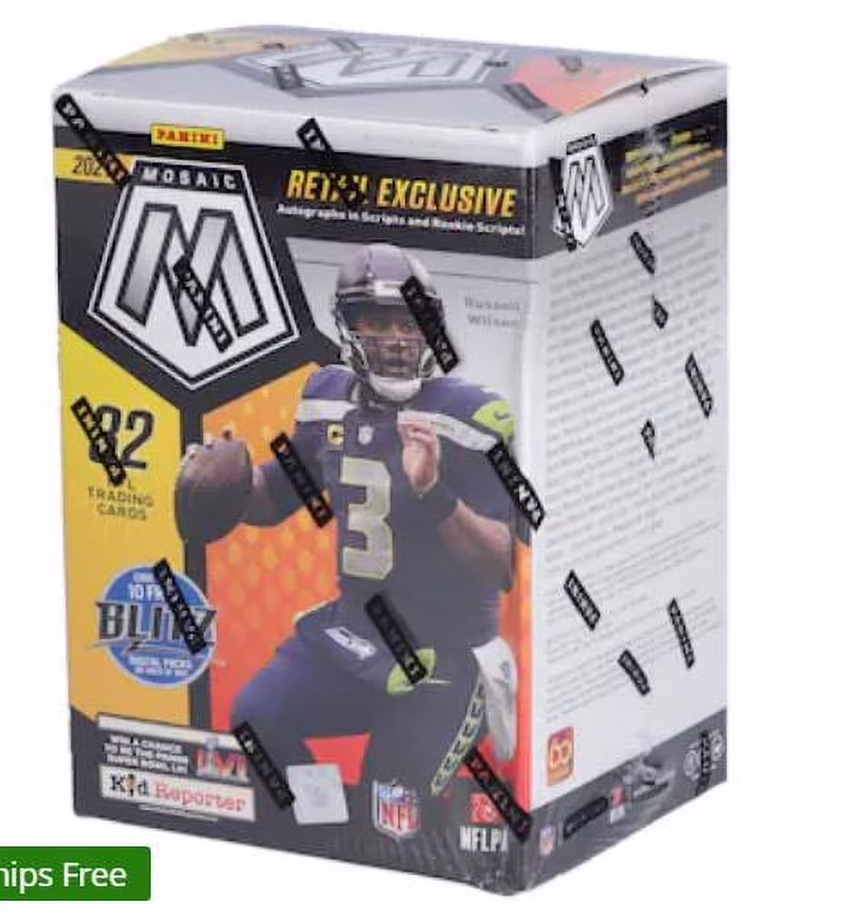 2021 NFL Mosaic Fanatics Exclusive Blaster Box - Orange Fluorescents and Fanatics Exclusive Red Insert!
