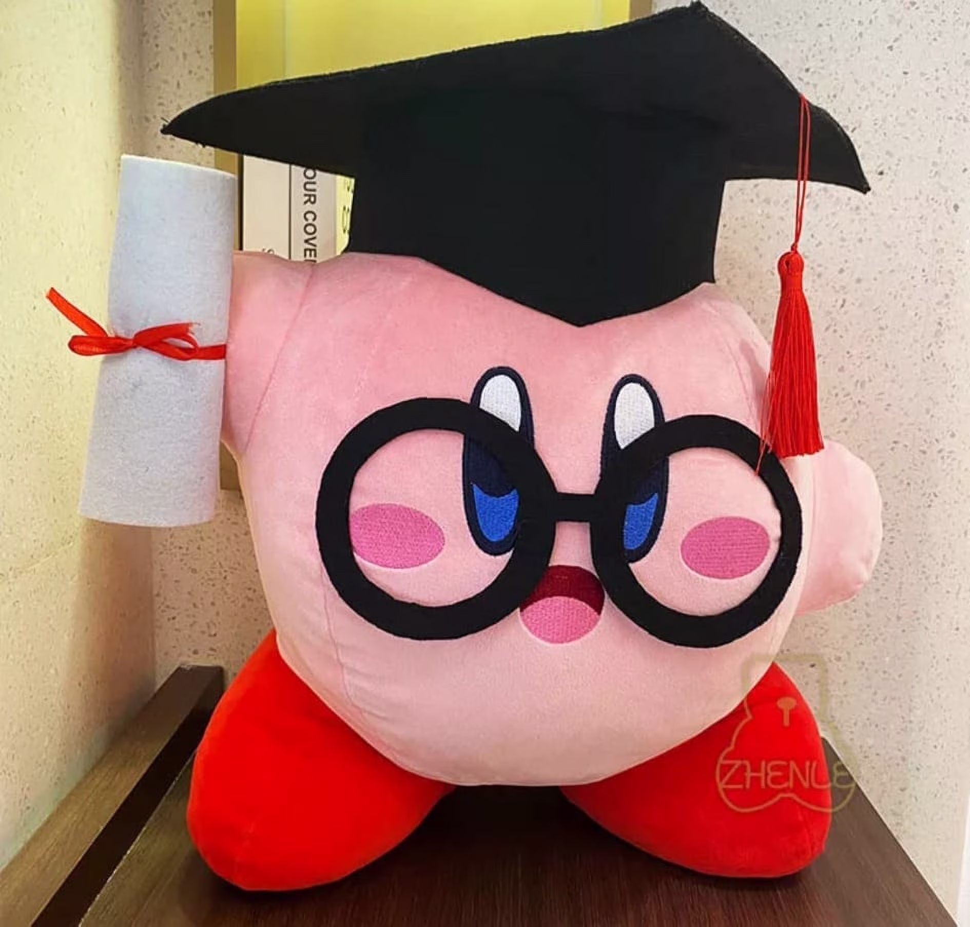 Kirby Graduation Plush, graduation gifts 2022, 15 inch