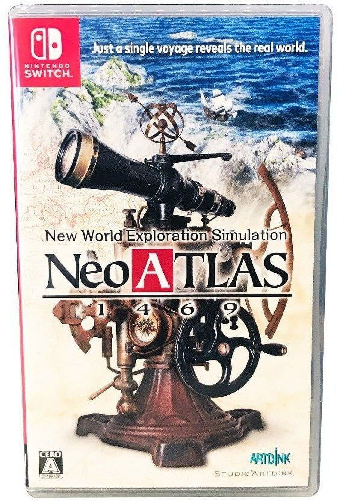 Neo Atlas 1469 [Nintendo Switch Strategy, Explore, Trade, Hidden Treasure] NEW