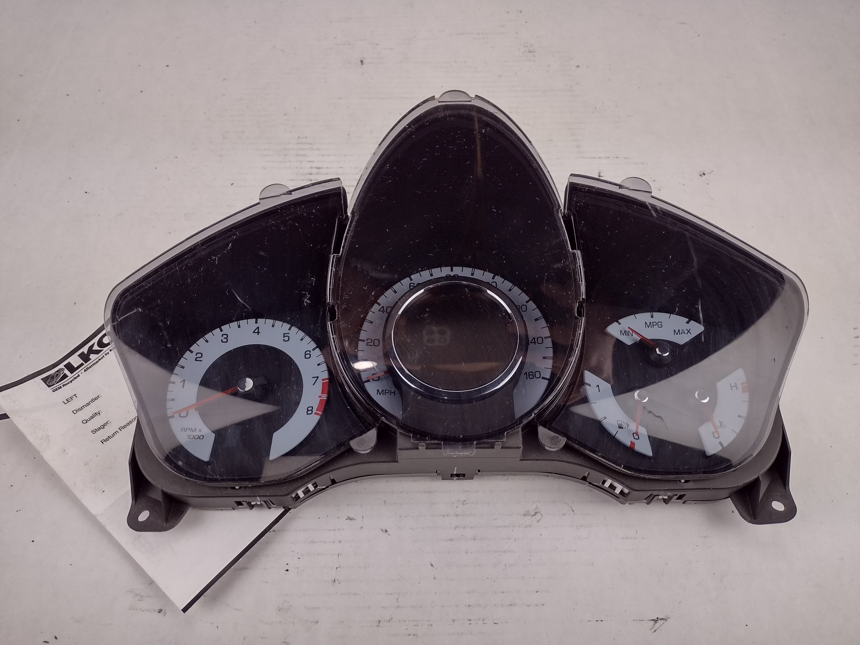 Pre-Owned 2010 Cadillac SRX Speedometer Head Cluster OEM (Good)