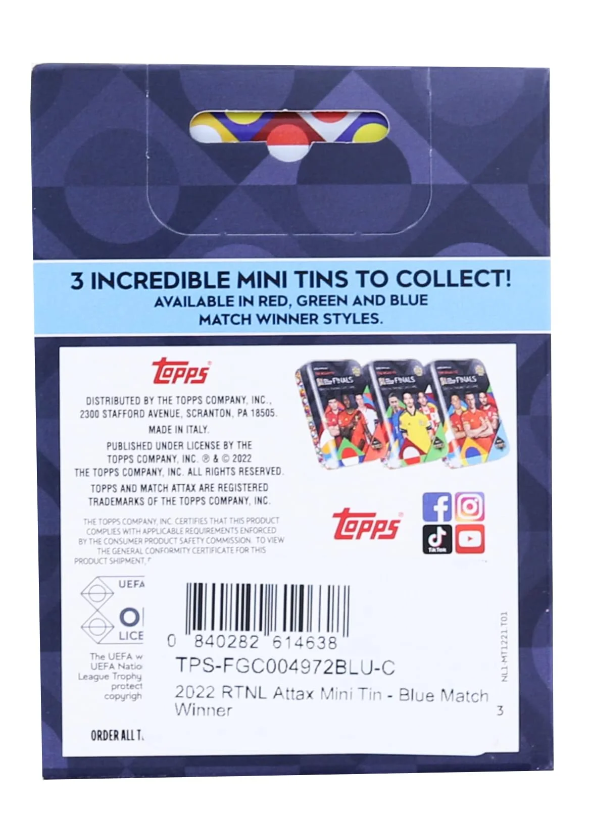 2022 RTNL Attax Mini Tin | Blue Match Winner