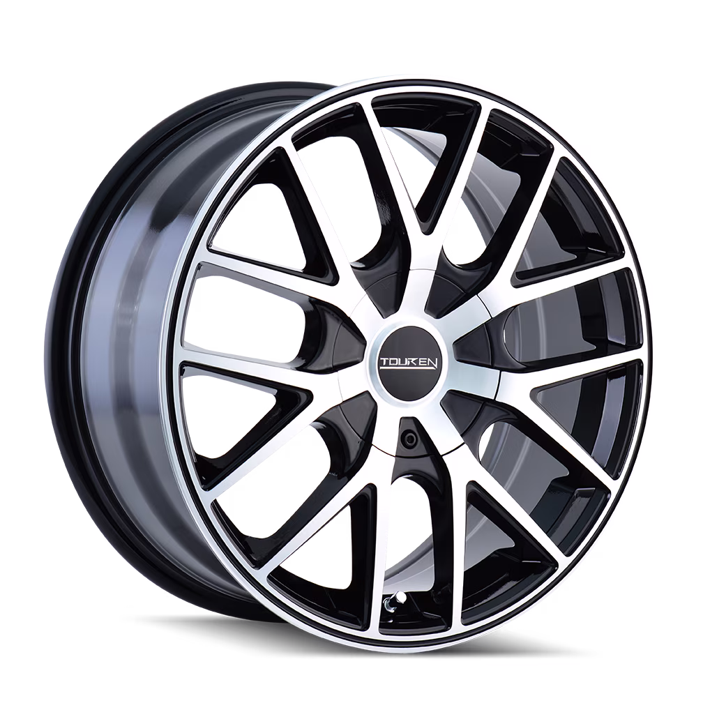 Touren Tr60-3260 17X7.5 4X108/5X108 42Et 72.62Cb Black/Machined Face/Black Ring