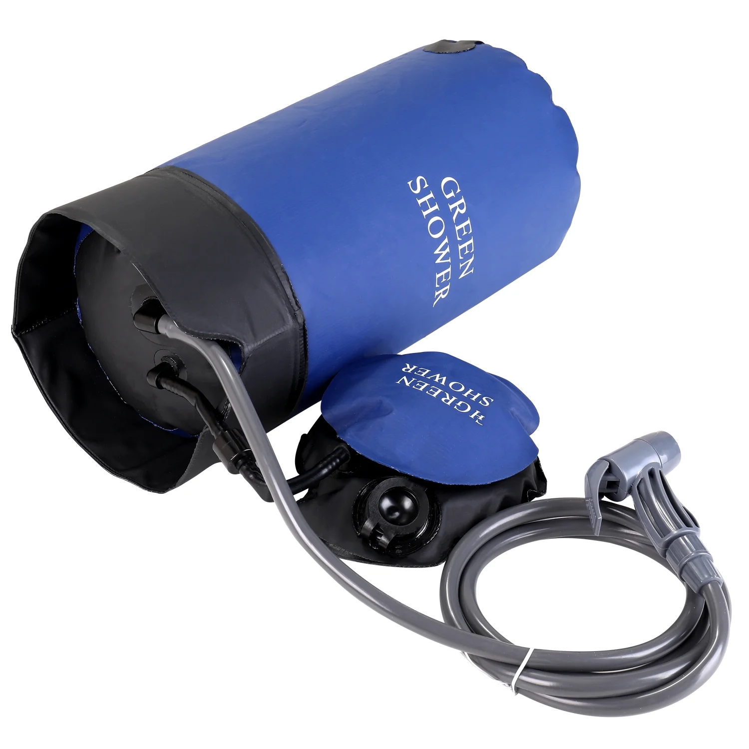 Vistreck PVC Pressure Shower with Foot Pump Lightweight Outdoor Inflatable Shower Pressure Shower Water Bag For Outdoors Beach Camping Hiking Bathing