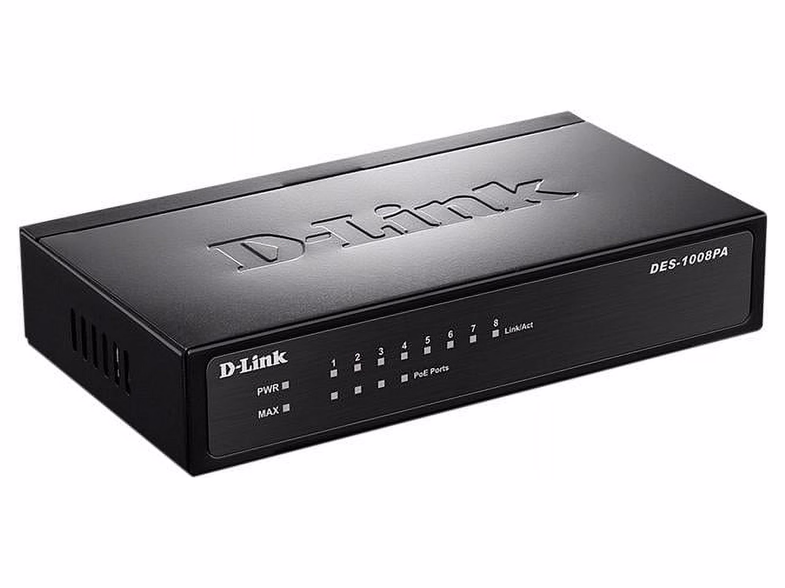D-Link DES-1008PA Unmanaged Desktop Switch with 4 PoE Ports