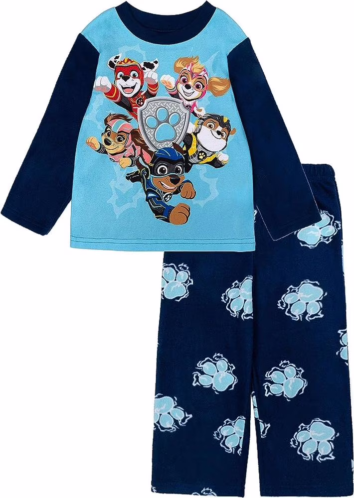 Paw Patrol Hero Pups Toddler Boy's Character Microfleece Pajama Set , Size 3T