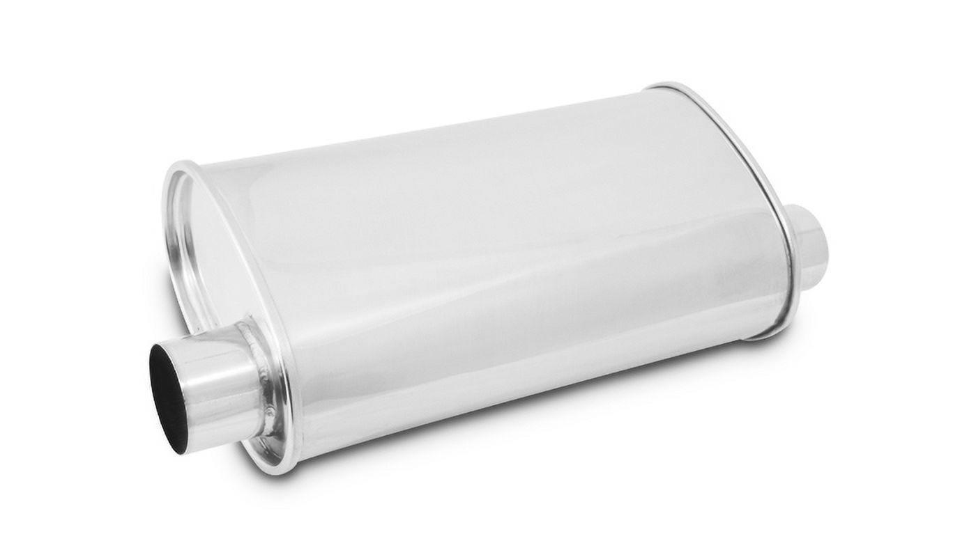 Vibrant 1129 2.5 in. Inlet & Outlet 5 x 9 x 15 in. StreetPower Oval Muffler