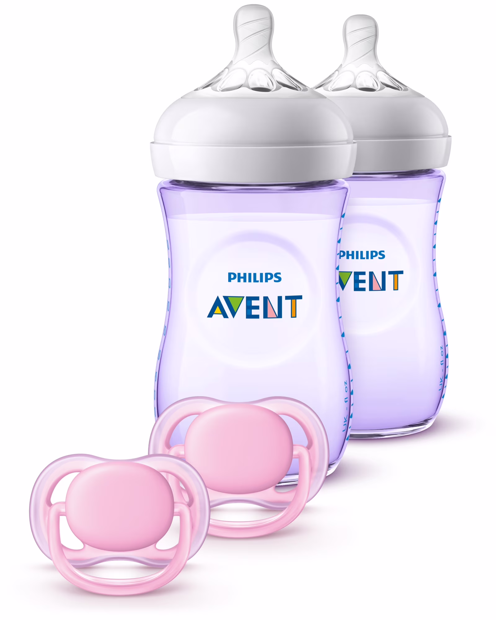 Philips Avent Natural Baby Bottle Purple Baby Gift Set SCD113/23