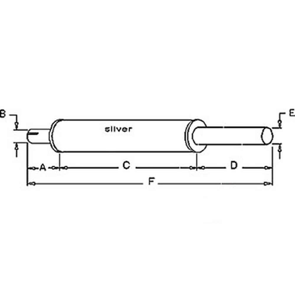 360720R92 New Muffler Fits Case-IH Tractor Models A B C AV BN 100 130 140 +