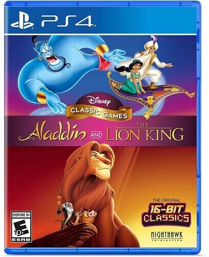 Disney Classic Games: Aladdin and the Lion for PlayStation 4 [New Video Game]