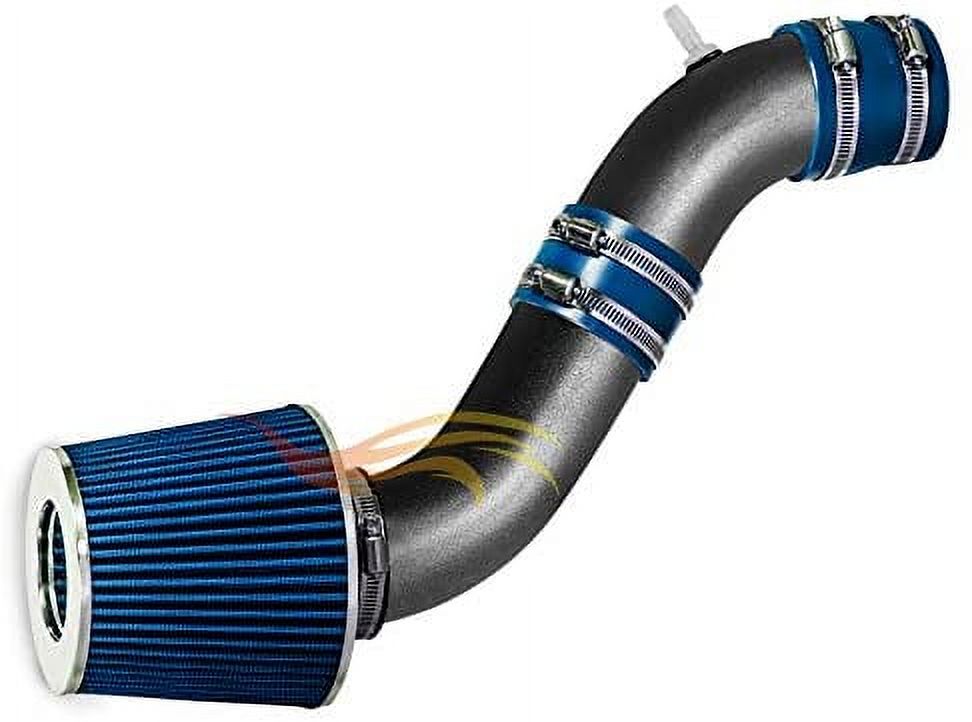 RW SERIES - MATTE BLACK PIPE BLUE - SHORT RAM INTAKE Compatible For 95-98 DODGE STRATUS/CHRYSLER CIRRUS/SEBRING JXI CONVERTIBLE V6