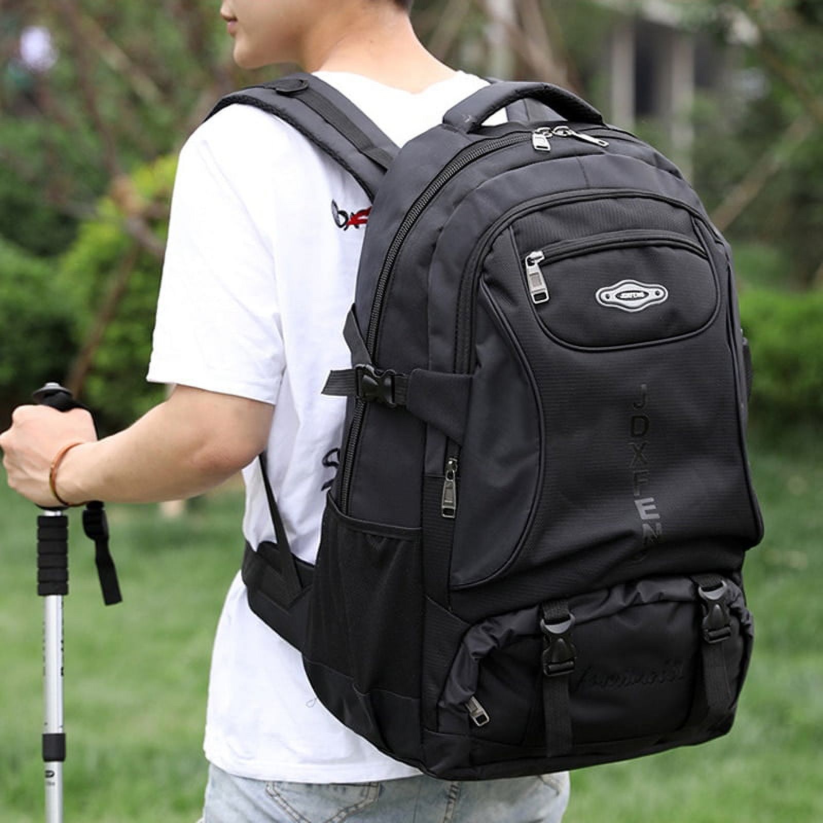 60L Men's Outdoor Backpack Hiking Climbing Travel Rucksack Sports Camping Backpack School Bag Casual Pack For Male Female Women