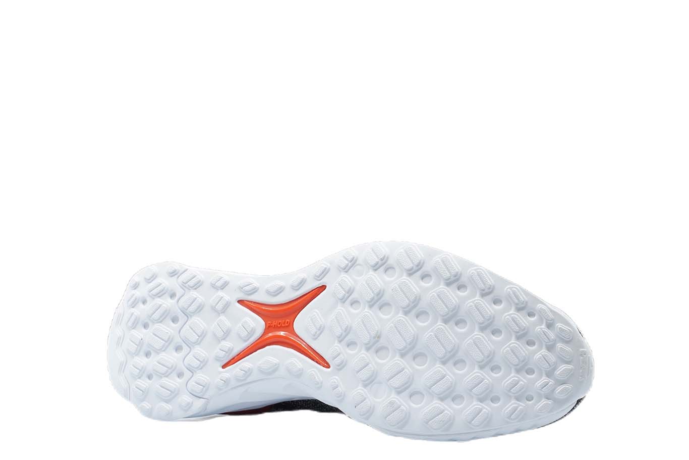 [E92577] Mens Peak Taichi 1.0 Plus Black Melange Grey Running Shoes - 7