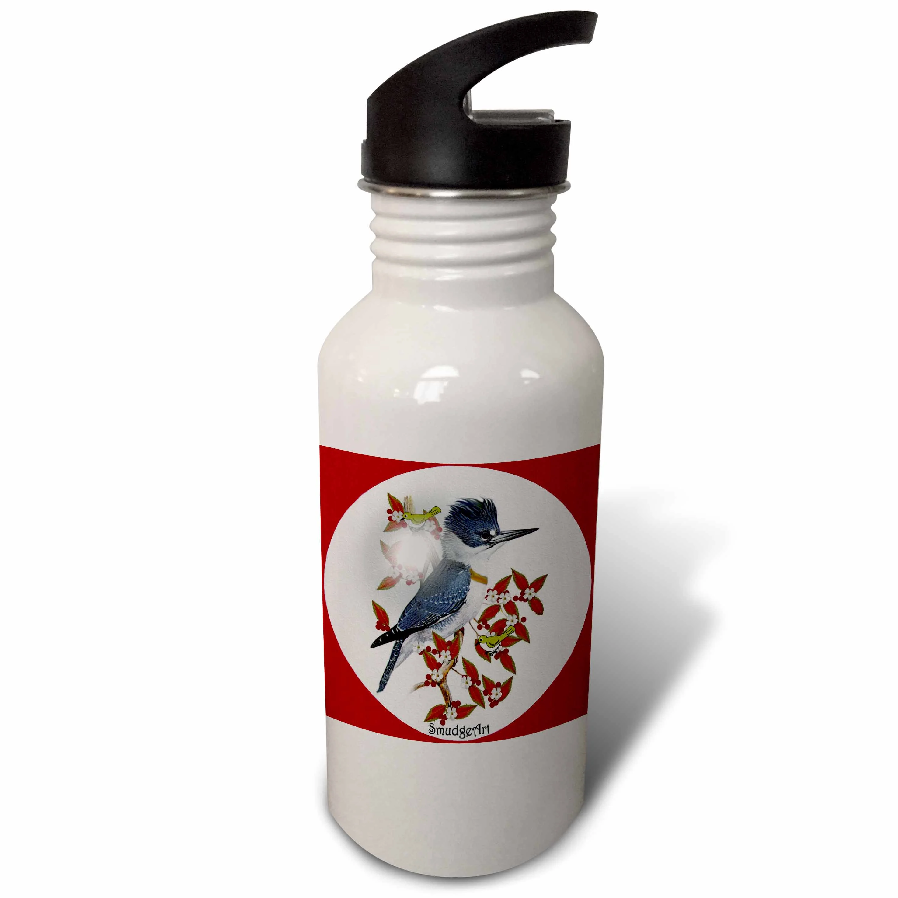 Belted Kingfisher 21 oz Sports Water Bottle wb-7221-1