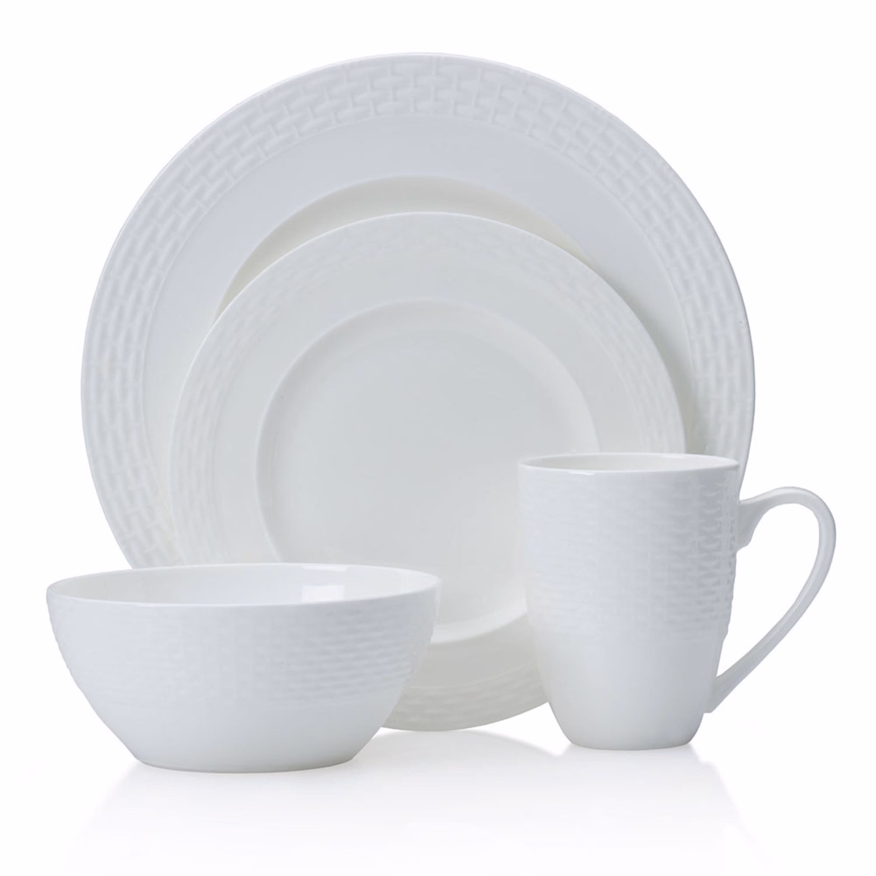 Mikasa Ortley Bone 16-piece Dinnerware Set, Service for 4