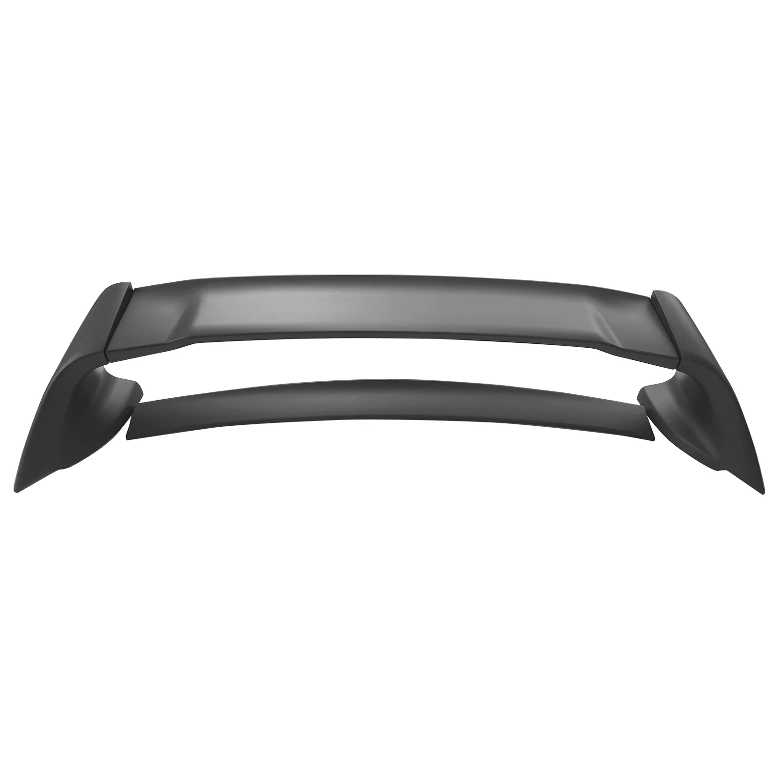 Ikon Motorsports Compatible with 06-11 Honda Civic 4Dr Sedan MU Rear Trunk Spoiler ABS Wing Matte Black