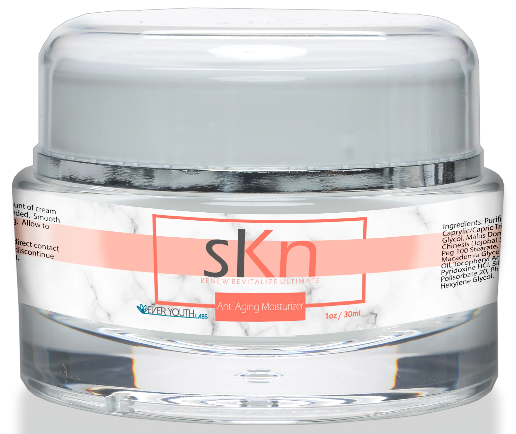 Skn Renew - Revitalize Ultimate - Night Cream - Anti Aging Moisturizer - Use Before Bed to Treat, Moisturize, Heal & Protect Your Skin While You Sleep - Powerful Actives - 1oz