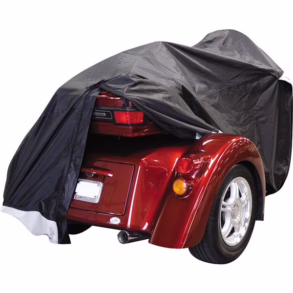 Black/Silver Sz XL Nelson Rigg Trike All Season Cover