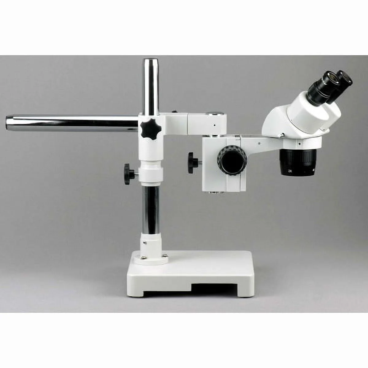 AmScope SW-3B24Y Binocular Stereo Microscope, WH10x Eyepieces, 20X/30X/40X/60X Magnification, 2X/4X Objective, Single-Ar