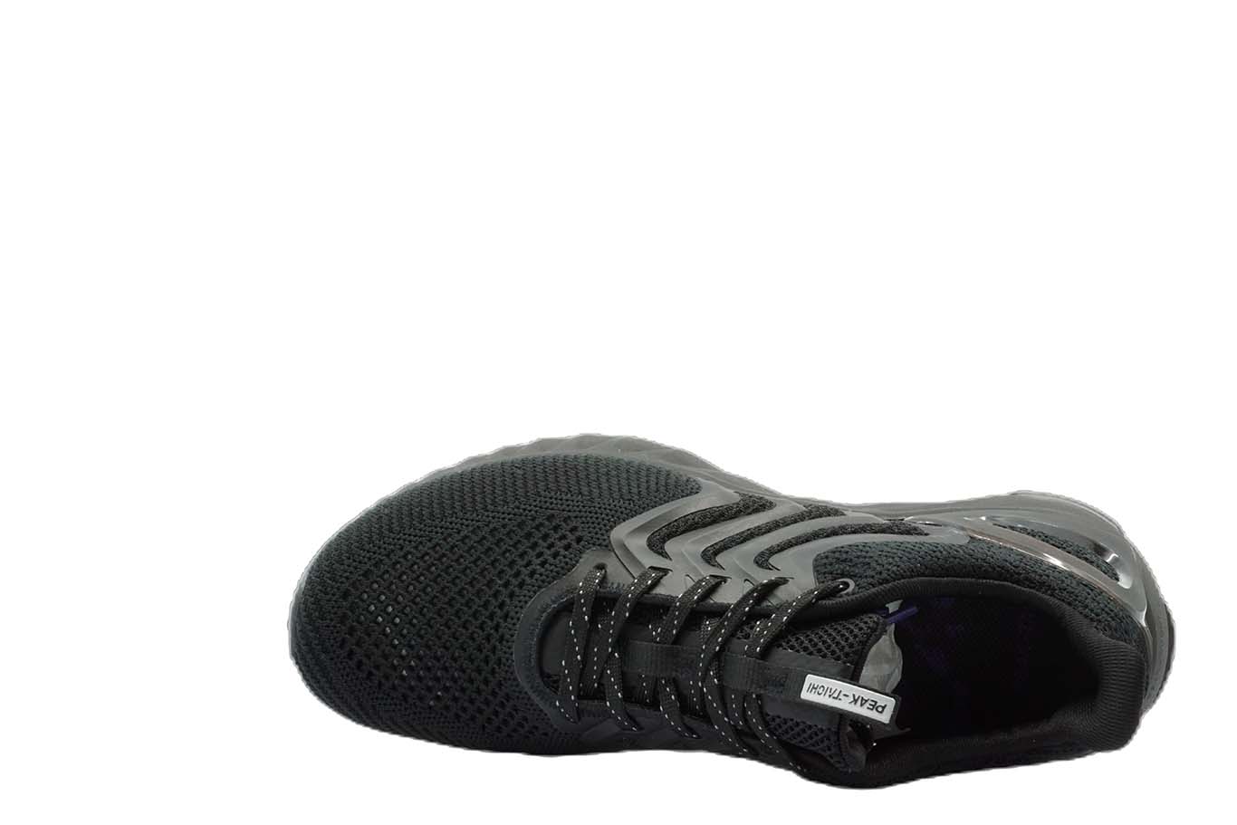 [E92557] Mens Peak Taichi Natural Black Running Shoes - 6