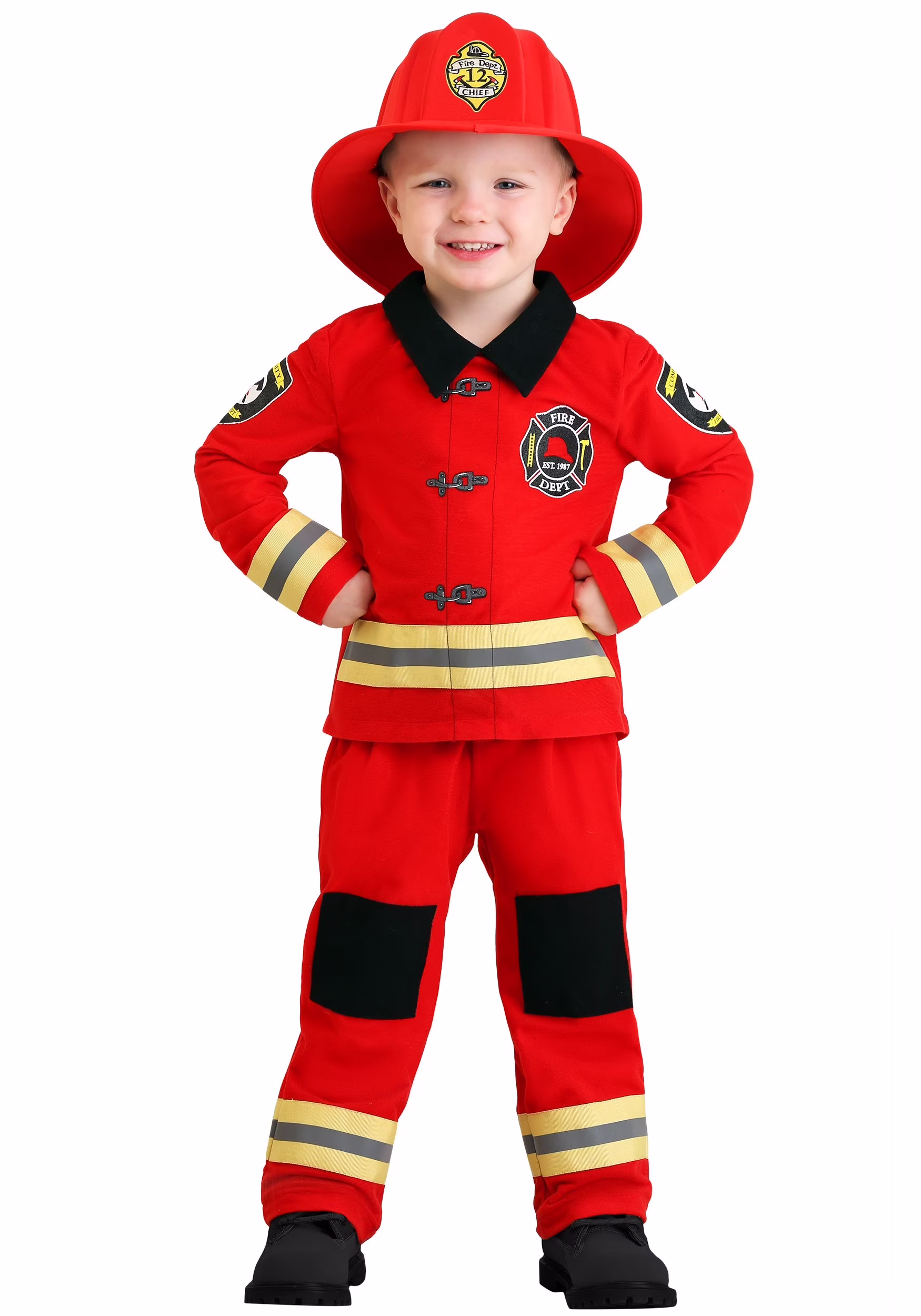 Toddler Friendly Firefighter Costume
