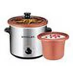 VitaClay 2-in-1 Stainless Steel Slow Cooker & Yogurt Maker & Clay Insert - 2 Qt
