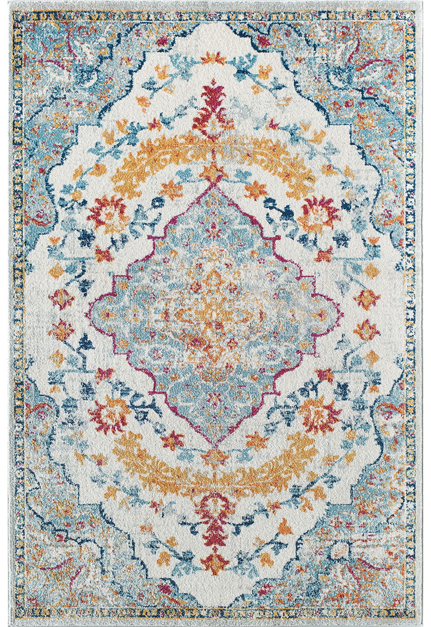 Harper HY50J Garden Party Transitional Vintage Area Rug, 8'x10'