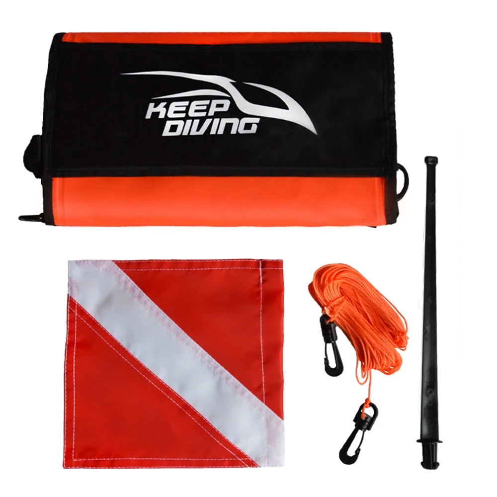 Enhance Your Safety Inflatable Dive Float with 65.6ft Line 78LBS Max Bearing Weight