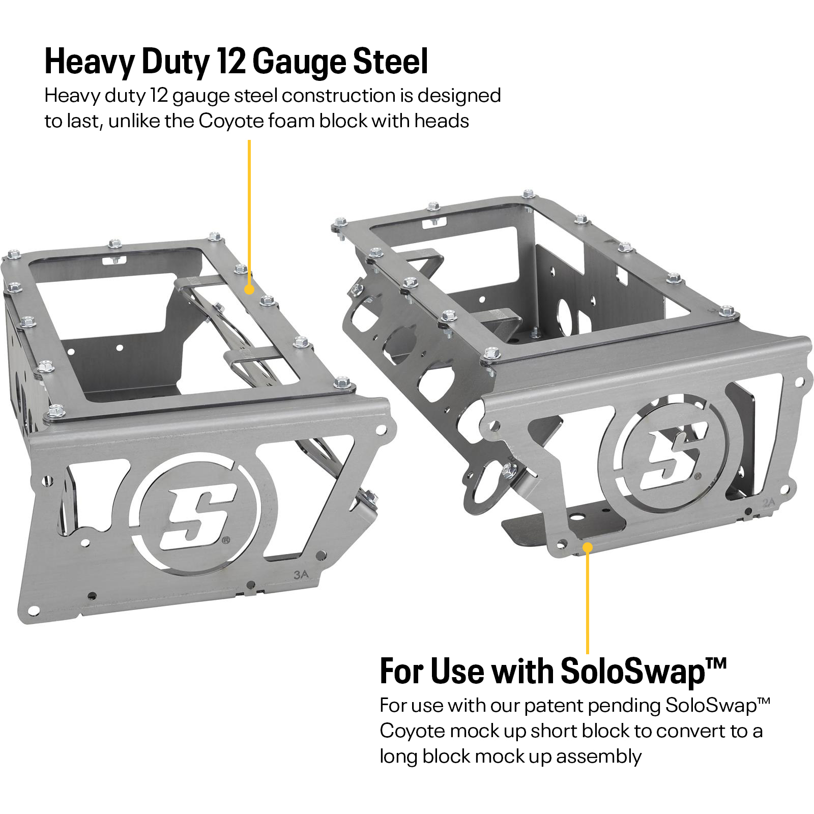 Ford Coyote 5.0L Engine Mock-Up Cylinder Heads